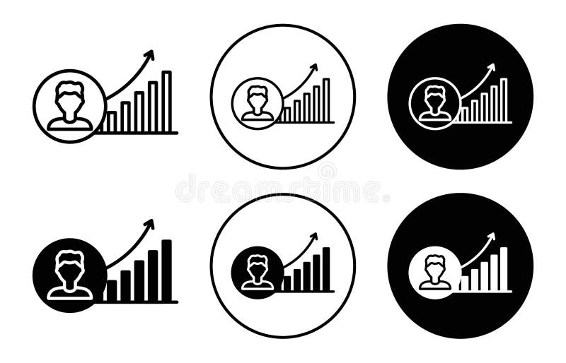 Improve icon stock vector. Illustration of money, diagram - 325374805