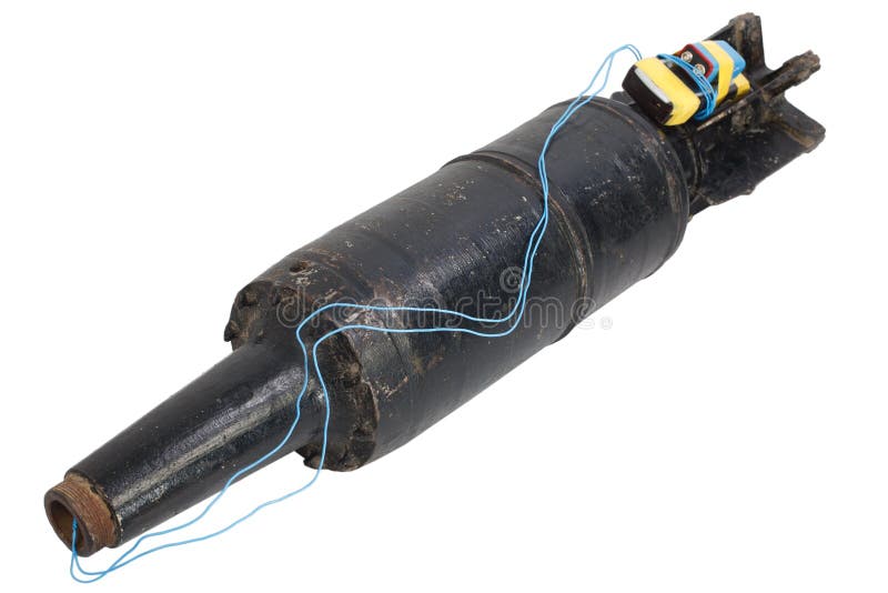 Improvised explosive device IED from tank projectile