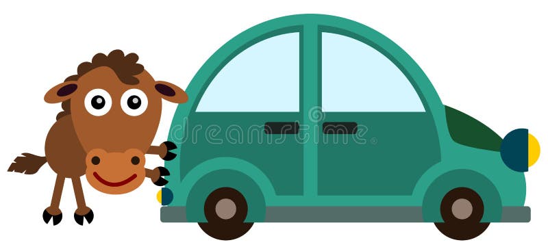 Impulso do cavalo ilustração royalty free Impulso do cavalo ilustração royalty free