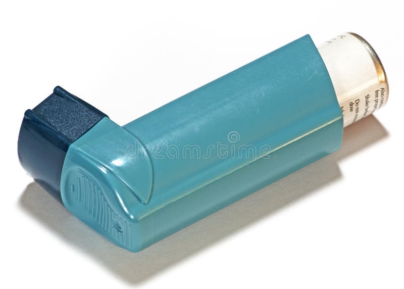 Inalatore di asma immagini stock libere da diritti Inalatore di asma immagini stock libere da diritti