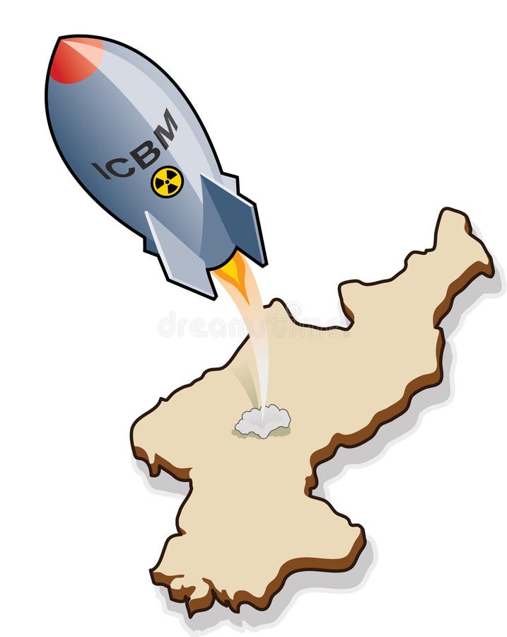 An ICBM (intercontinental Ballistic Missile) launching. An ICBM (intercontinental Ballistic Missile) launching.