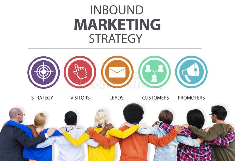 Inbound Marketing Strategy Advertisement Commercial Branding Co royalty free stock image Inbound Marketing Strategy Advertisement Commercial Branding Co royalty free stock image