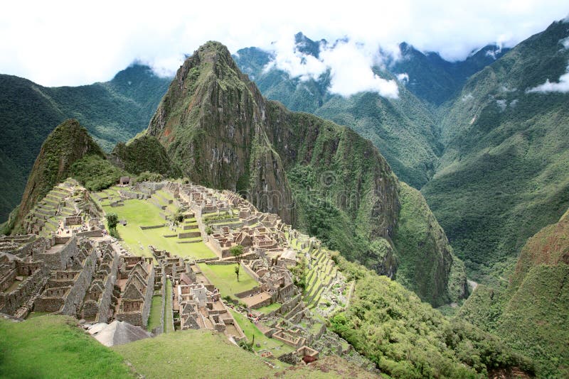 Inca verloren stad Machu Picchu, Peru.