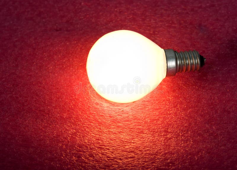 Original Incandescent Light Bulb Stock Illustration Illustration of