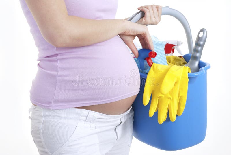 Incastramento della donna incinta fotografie stock libere da diritti Incastramento della donna incinta fotografie stock libere da diritti