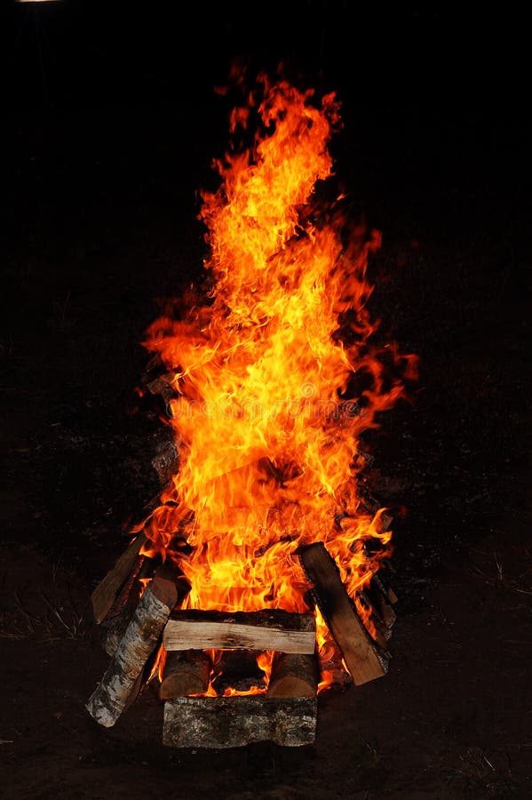 Incendie sauvage de barbecue photos stock Incendie sauvage de barbecue photos stock
