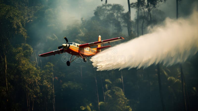 Incendio nella foresta tropicale fotografie stock