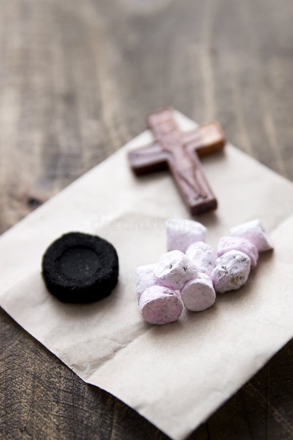 Incense and black charcoal stock photo. Image of smell 46469414