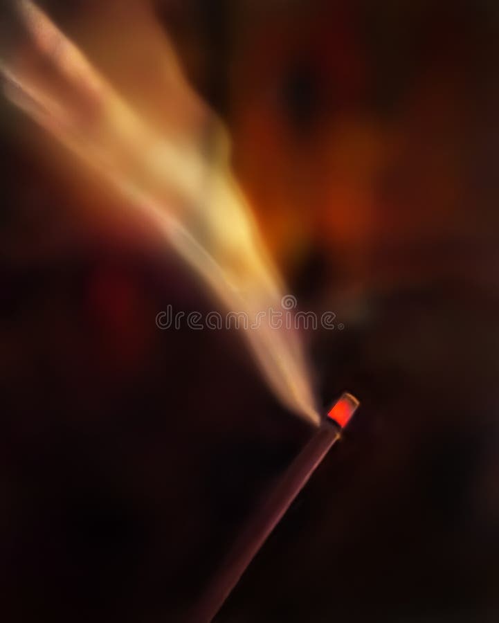 Smoke of Agarbatti, Its a Holly Product Stock Photo Image of beauty