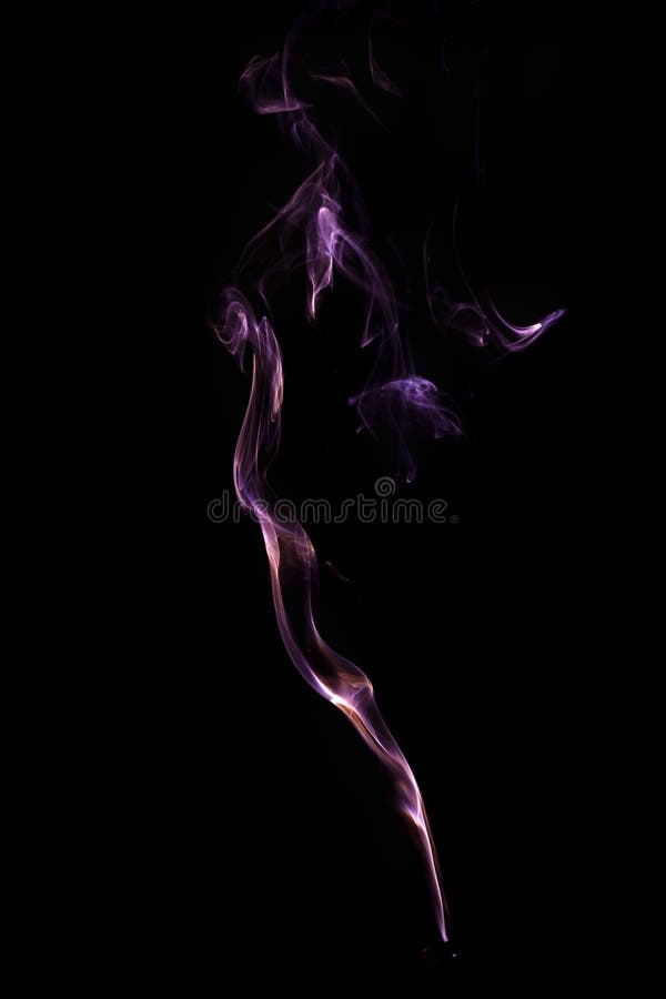 Incense smoke illuminated stock photo. Image of chemistry 151613944