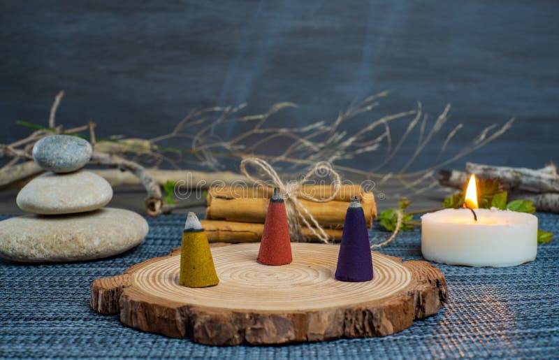 Incense with Smoke Zen Images Stock Image Image of isolated, ether