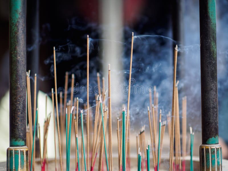 Incense sticks in Japan stock image. Image of japan, prayer 97251101