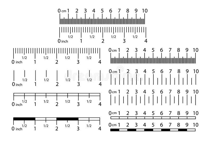 Wood Ruler, Inch and Metric