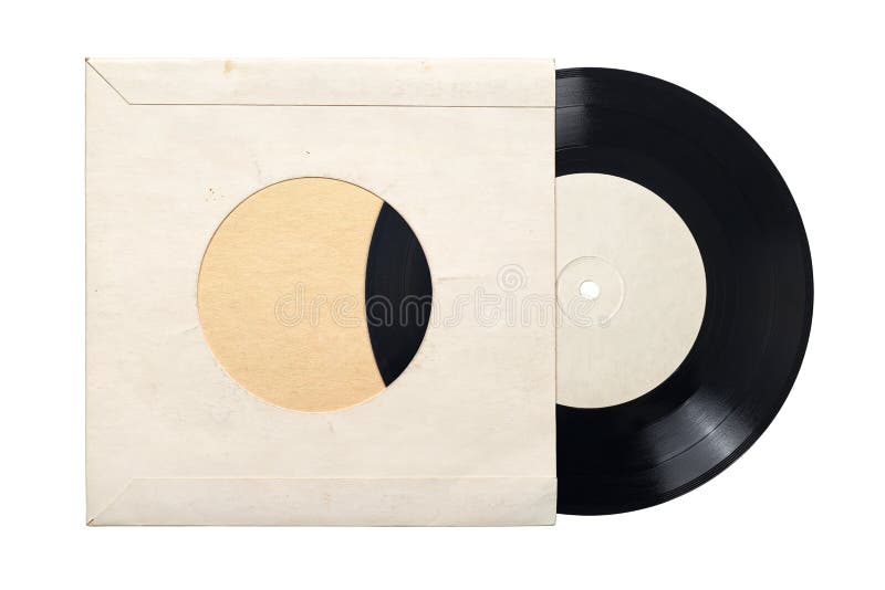 Download 7 Inch Vinyl Record In Cardboard Cover Isolated On White Stock Image Image Of Tune Media 175673607