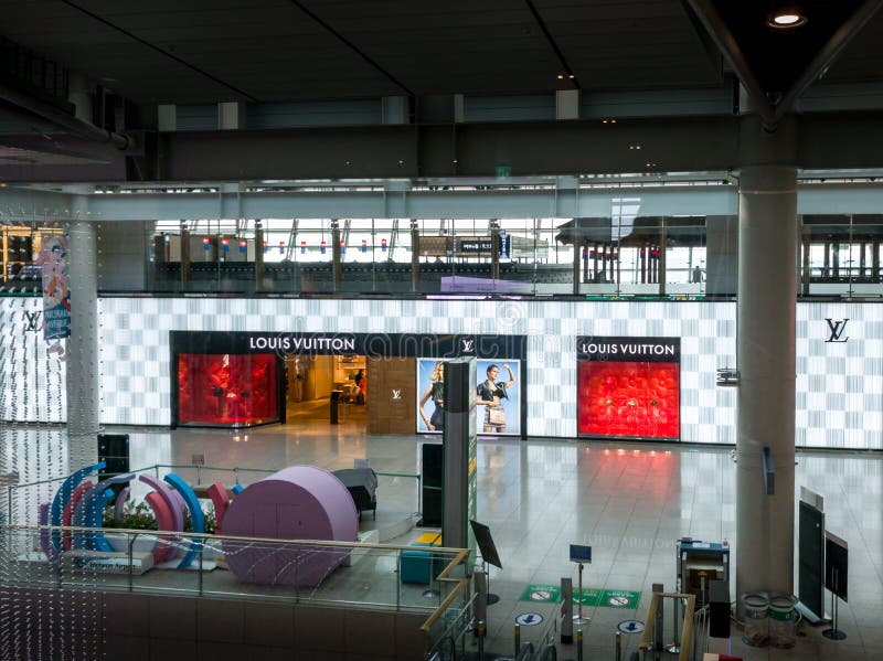 Incheon, South Korea - Empty Check-in Counter At Seoul Incheon International Airport In ...