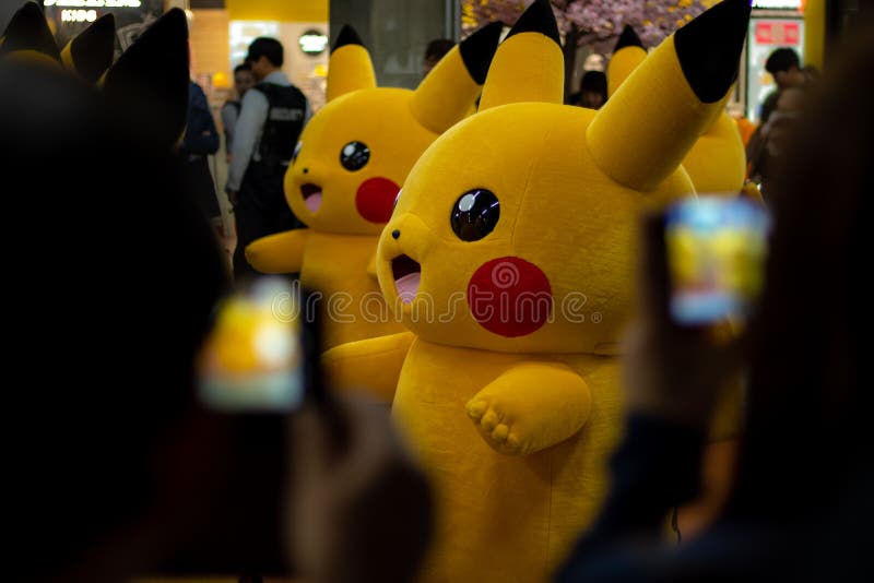 Pikachu Pokemon Festival at Triple Street Mall and Hyundai Department Store  Editorial Photography - Image of pikachu, asia: 116963997