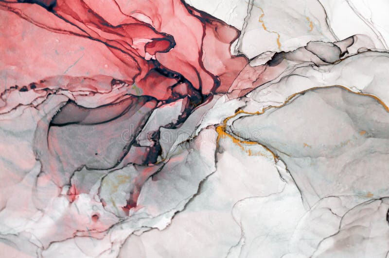 Inchiostro, pittura, astratta Primo piano della pittura Fondo astratto variopinto della pittura pittura ad olio Alto-strutturata fotografie stock libere da diritti