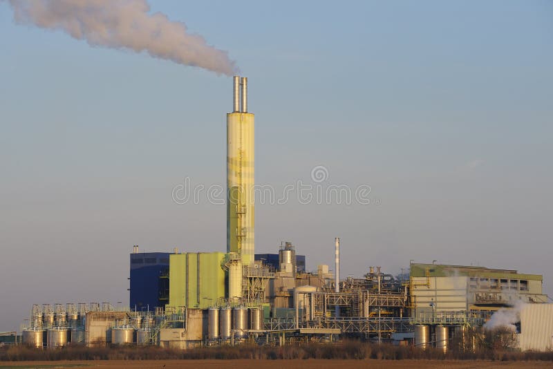 Incinerating plant stock photography