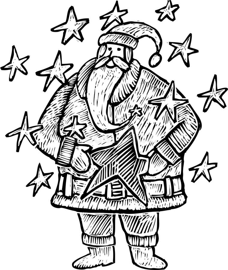 Babbo Natale 94.Incisione Del Babbo Natale Illustrazioni Vettoriali E Clipart Stock 94 Illustrazioni Stock