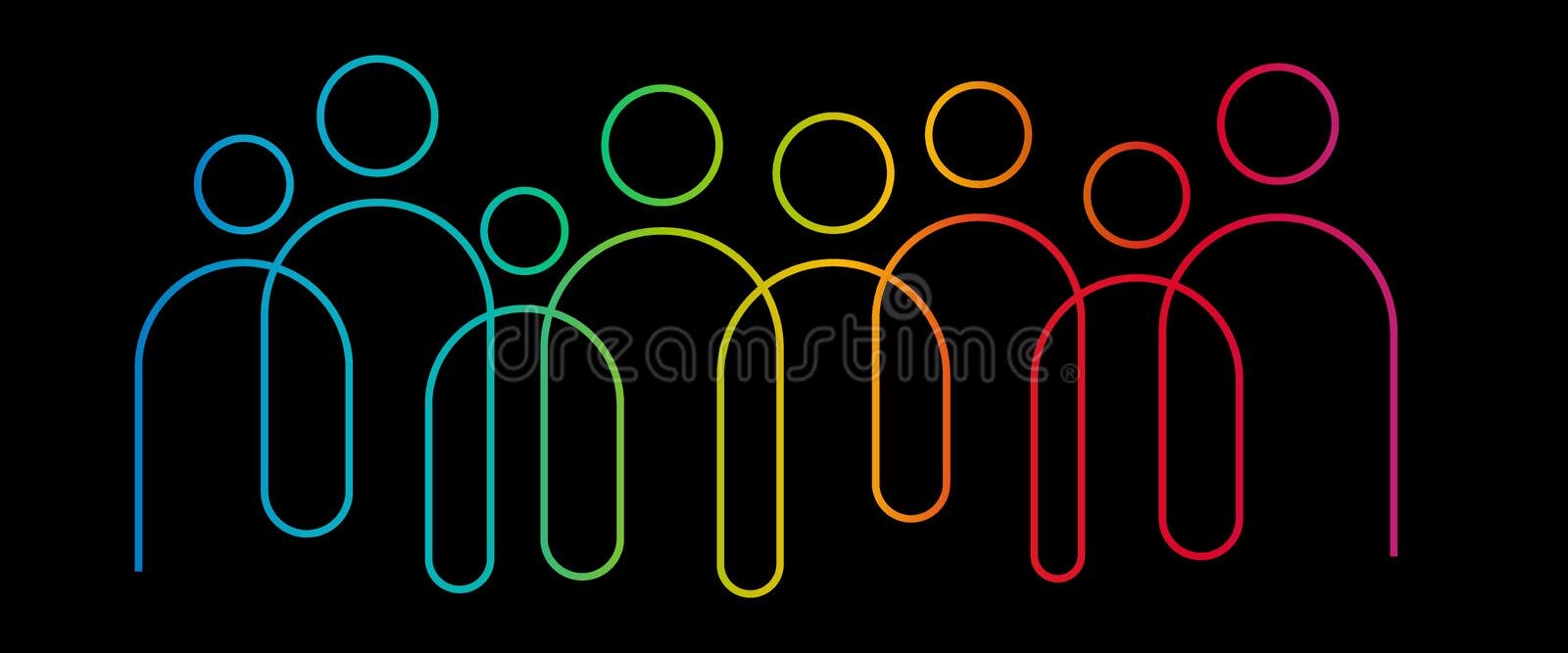 Inclusion et diversité infographie vectoriel ensemble personnes vectoriel logo pour site web Inclusion et diversité infographie vectoriel ensemble personnes vectoriel logo pour site web
