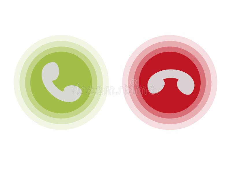 Incoming call button. Outgoing call icon. Vector phone symbol. Communication sign illustration. EPS 10. Outgoing call vectors