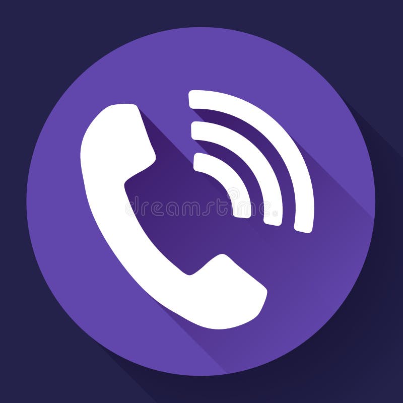 Incoming Phone Call vector icon royalty free illustration