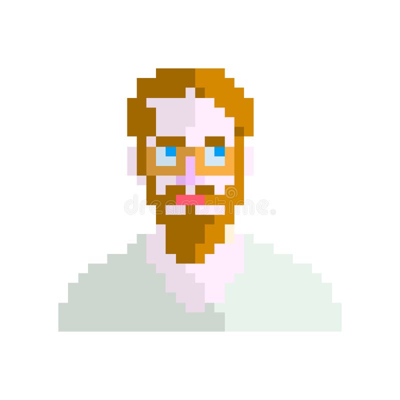 Inconformista del pixel stock de ilustración Inconformista del pixel stock de ilustración