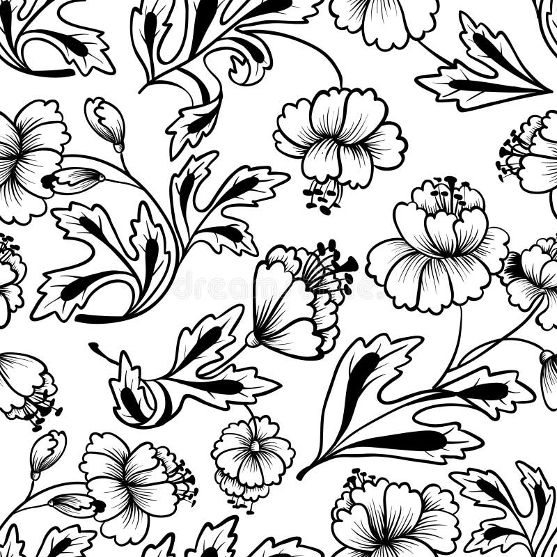 Inconsútil floral libre illustration Inconsútil floral libre illustration