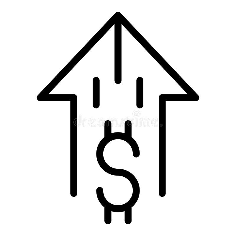 Increase of Dollar Value on International Financial Markets Symbol ...