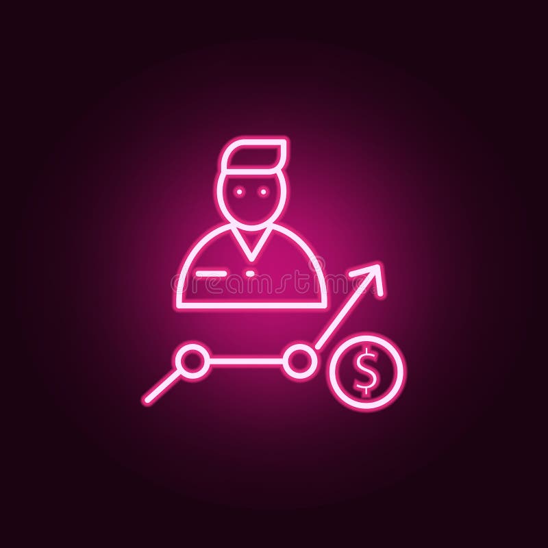 increase in employee salary icon elements of interview in salary websites