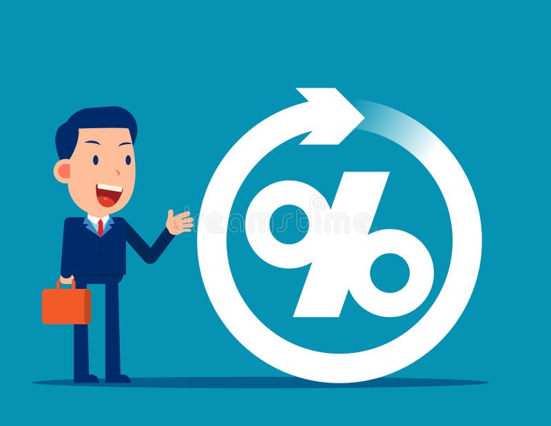 An Increase in the Percentage of Invested Stocks. Percentage Growth ...