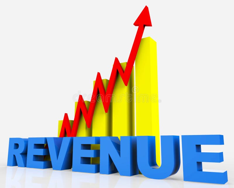 Increase Revenue Represents Business Graph And Advancing Increase Revenue Represents Business Graph And Advancing