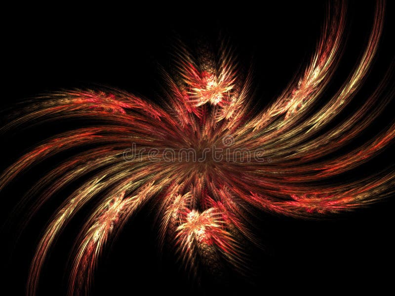 Incredible explosion - 3D abstract