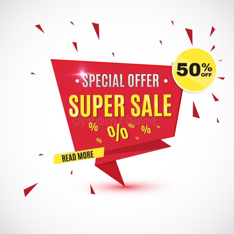 Incredible Wow Sale Banner Design Template. Big Super Sale Special ...