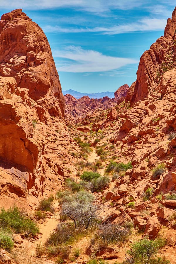 Incredibly beautiful landscape in Southern Nevada, Valley of Fire State Park, USA