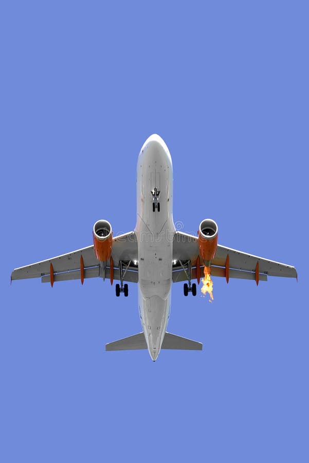 Fogo a Bordo foto de stock