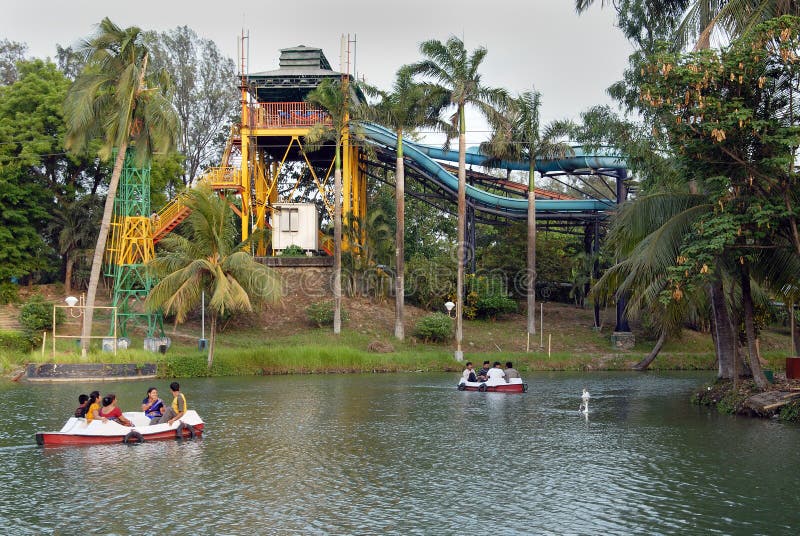 Ind kolkata nicco park obraz stock
