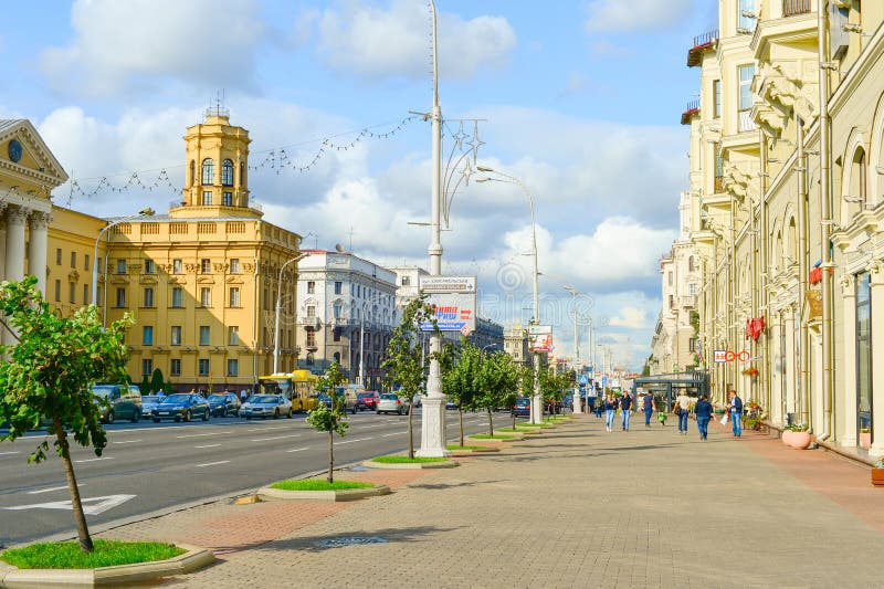 Walk the central part of Nezavisimosti Avenue | Best Things To Do In Minsk