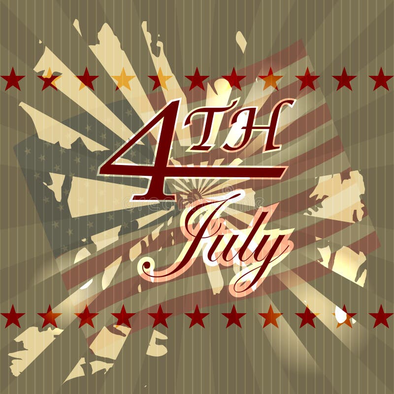 Independence Day, Background Stock Vector - Illustration of blue