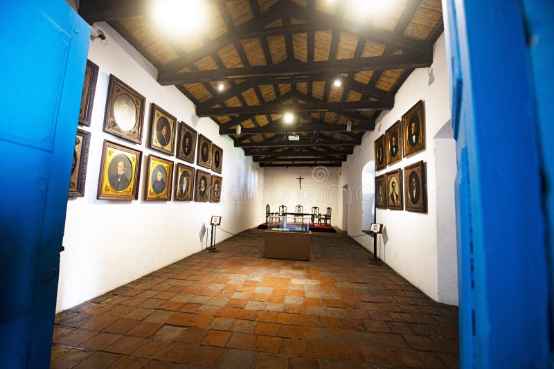Independência interna casa em tucumana argentina arquitetura colonial o lugar onde a declaração de independência era fotos de stock