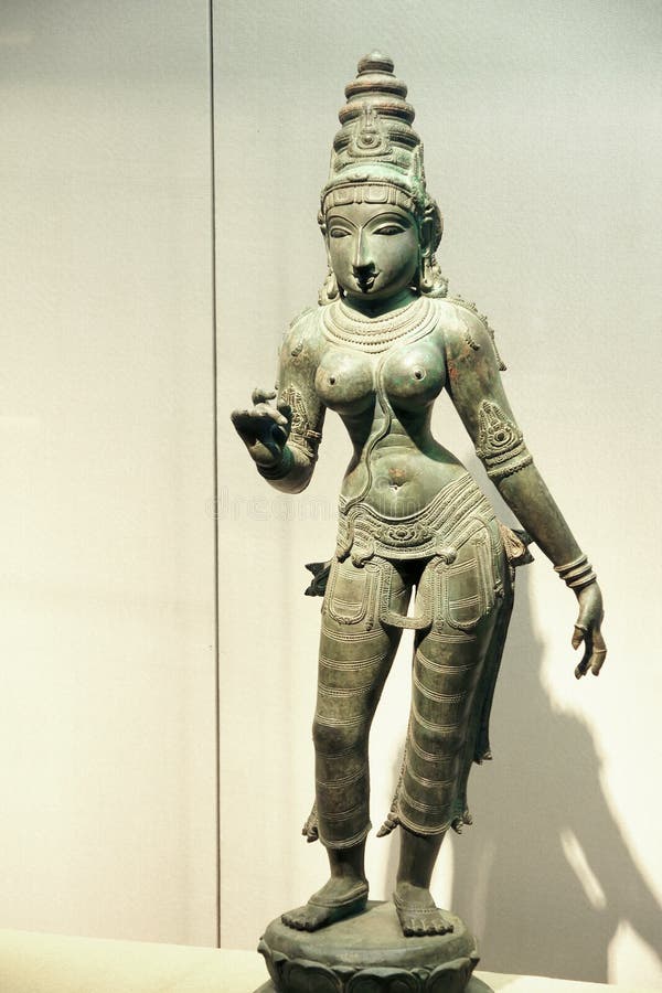 India Ancient Bronze Statue Stock Image Image of archaic, ancient