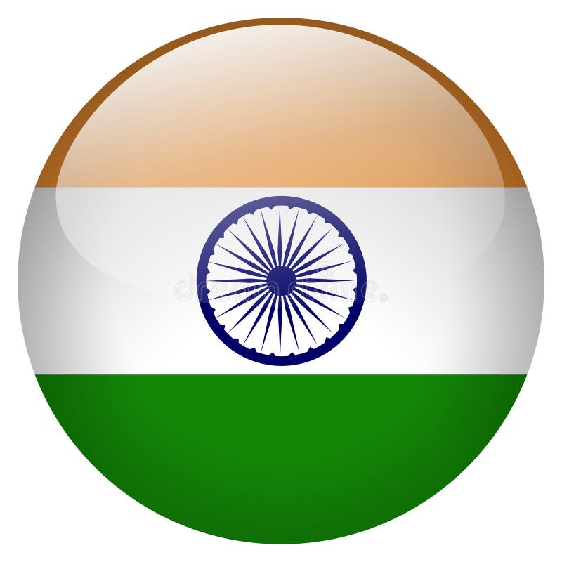 Download India Button Flag Star Shape Stock Illustration ...