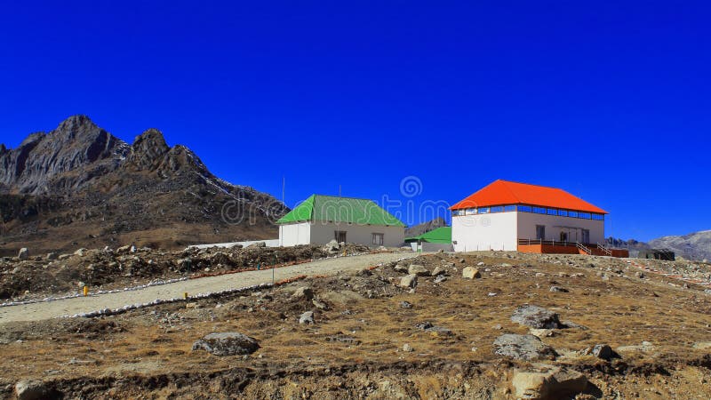 India-china international border at bum-la pass