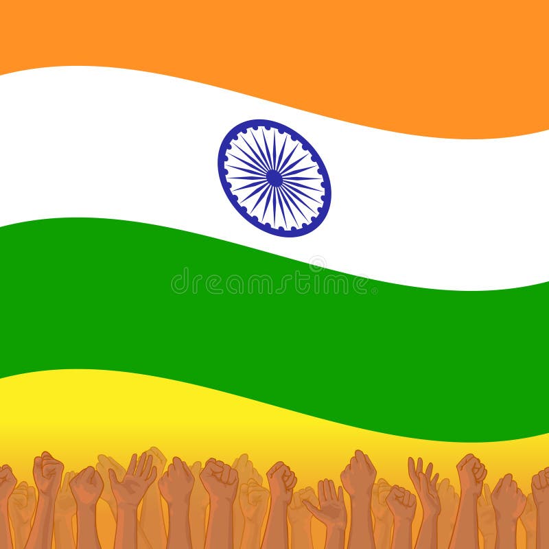 India dzień niepodległości ilustracja wektor India dzień niepodległości ilustracja wektor
