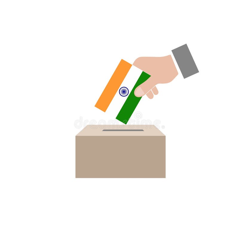 Ballot Box With Flag Of India Stock Illustration Illustration of political, president 61817190