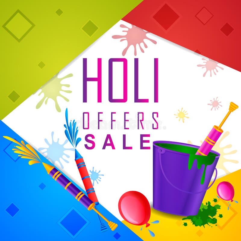 India Festival of Color Happy Holi Background Stock Vector - Illustration  of concept, frame: 213979800