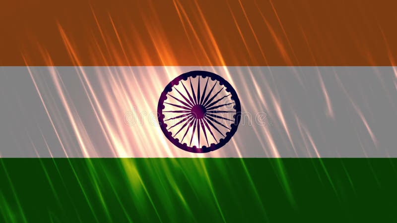 India Flag Loopable Background Stock Footage - Video of asia, army: 71009666
