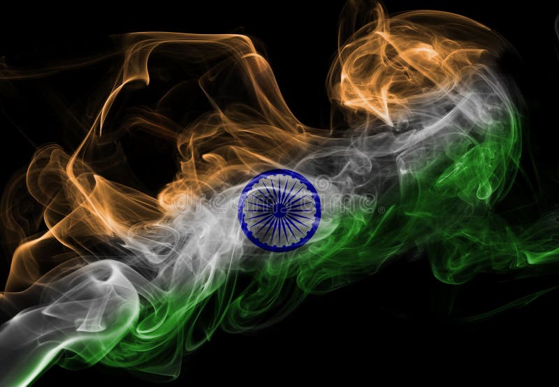 India flag smoke stock image. Image of emblem, holiday - 102543199