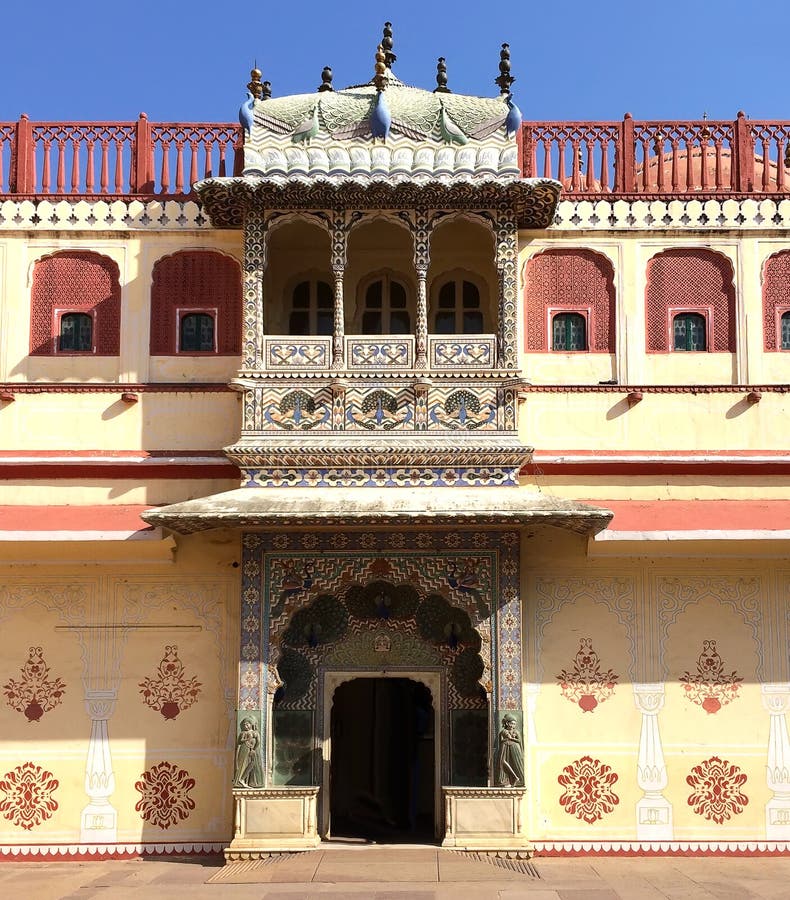 India. Jaipur. City Palace- Palace of the Maharaja. Stock Photo - Image ...