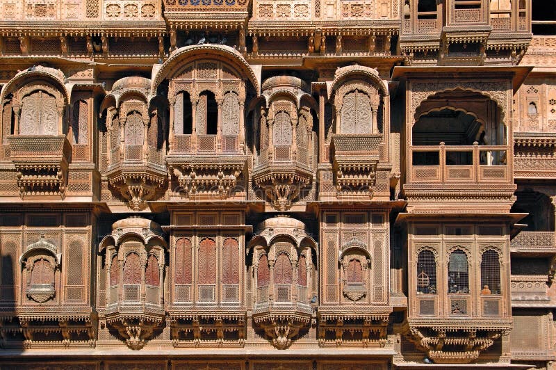 India, Rajasthan, Jaisalmer Havali House Stock Photo Image of india